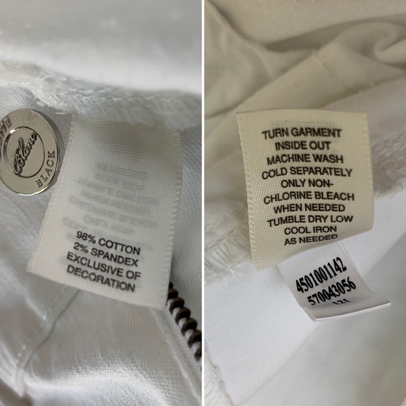 WHBM | Blanc Slim Ankle White Jeans N17 - Picture 8 of 8